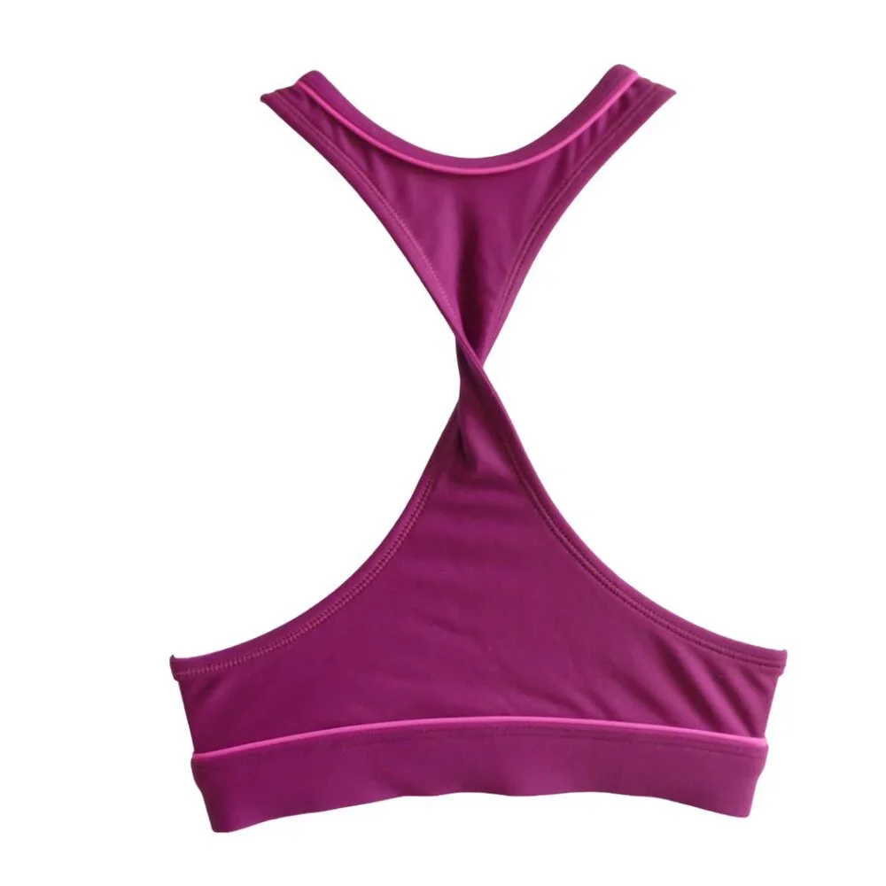 Athleta Swim Bikini Top Bottoms Berry Paisley Padded Racer Back Coverage M